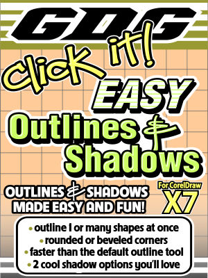 GDG Click It! Contours and Shadows for X7 Includes FREE BONUS Macro GDG Contour Quick