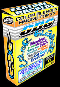 gdg color blend blender macro for coreldraw X7