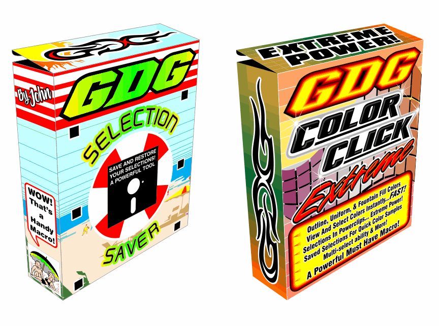 macro to find colors corel draw