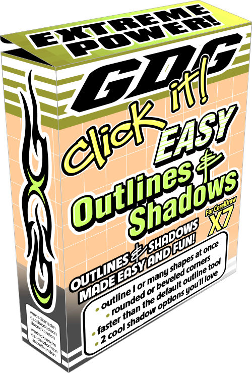 gdg shadows macro coreldraw v.2017