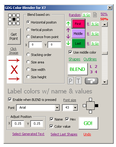 color and blend shapes macro for coreldraw v.2019 picture number 1