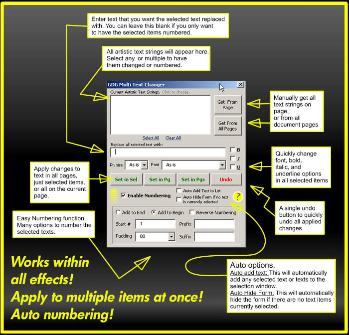 numbering macro for corel draw v.2018