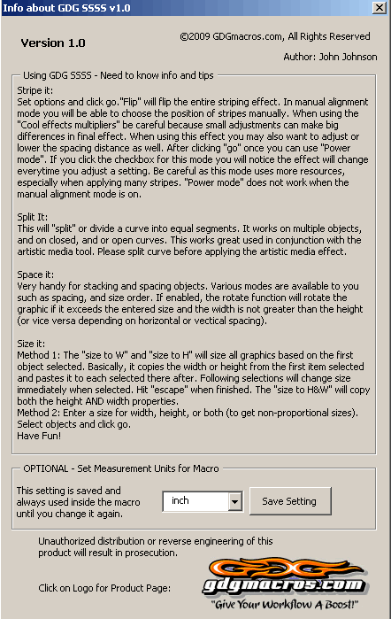 striping macro for corel draw x8