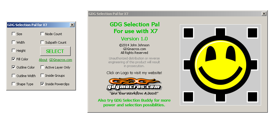 select same macro for X8