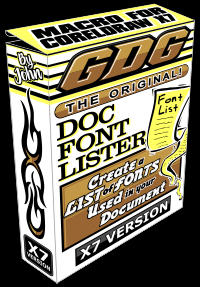 document font list macro