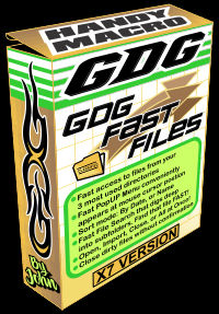 fast file access macro for CorelDraw X7 box