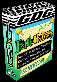 font helper macro CorelDraw X7